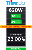 Energia Solar Geração 1.200 Kwh/Mês 16x620w