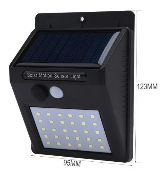 Luminária Solar 30 Led com Sensor de Presença Brimax