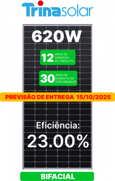 Energia Solar Geração 2.100 Kwh/Mês 28x620w