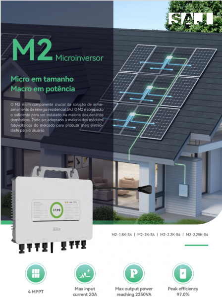 Energia Solar Geração 510 Kwh/Mês 6x700w+02