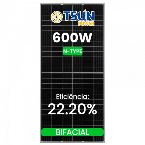 Energia Solar Geração 225 Kwh/Mês 3x600w