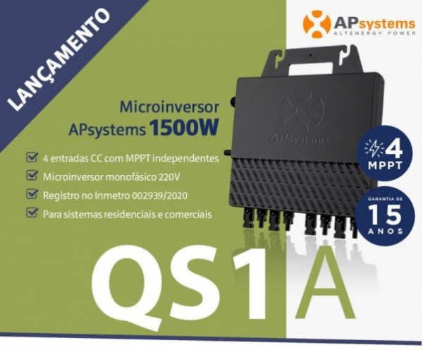 Micro Inversor QS1A 1500w Apsystems