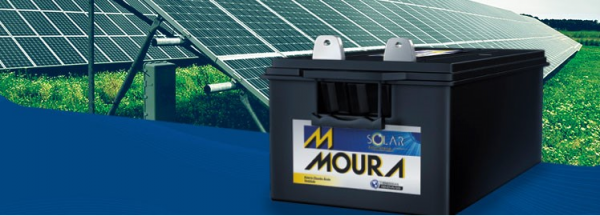 Bateria Energia Solar Moura 12V 220AH