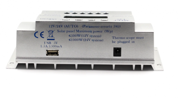 Controlador de Carga 40A Mppt 12 e 24v Sun Yoba