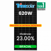 Energia Solar Geração 525 Kwh/Mês 7x620w+02