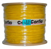 Cabo Flexível Corfio 2,5mm 750V Amarelo