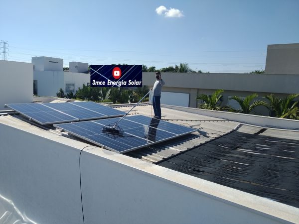 Limpeza de Sistema Energia Solar