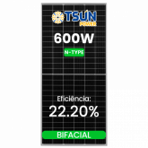 Energia Solar Geração 2.100 Kwh/Mês 28x600w
